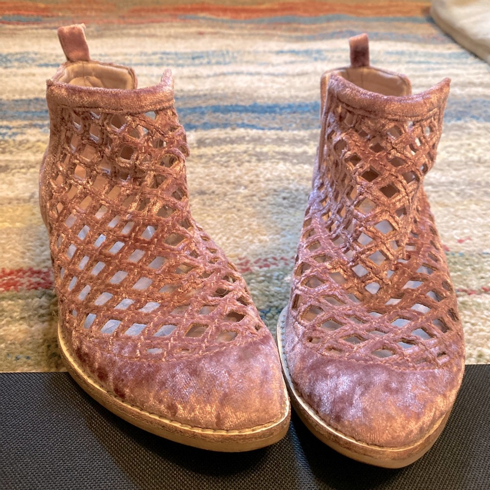 Velvet Booties